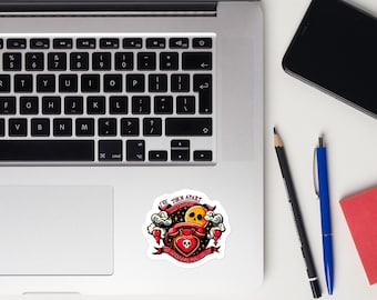 Demon and Division | Alkaline Trio FAN ART | Sticker