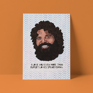 More Than Rupert Loves Spearfishing Card