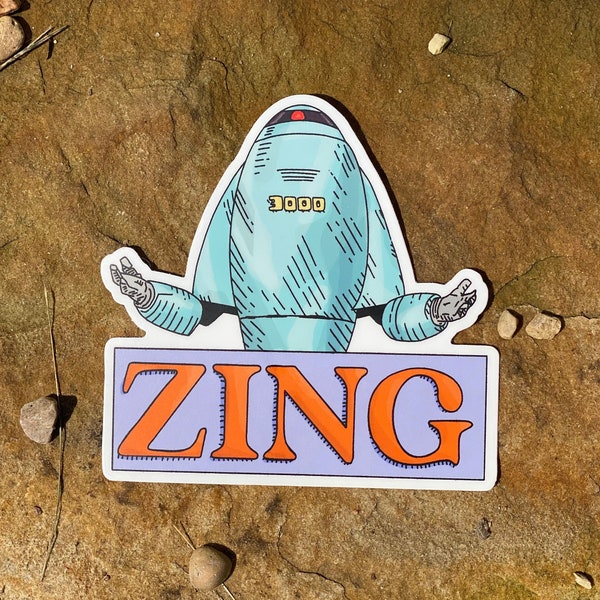 Autocollant Zingbot