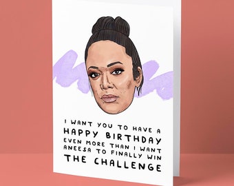 Aneesa Birthday Card