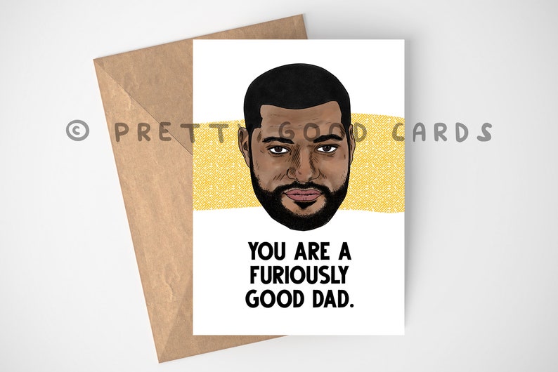 Boyz N the Hood Father's Day Card Handdrawn Etsy