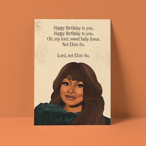 Lord, Not Ekin-Su Birthday Card image 1