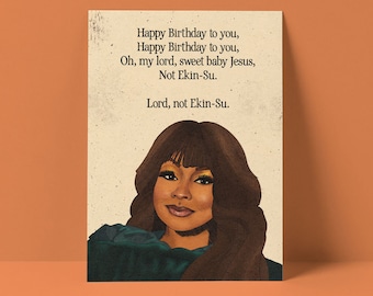 Lord, Not Ekin-Su Birthday Card