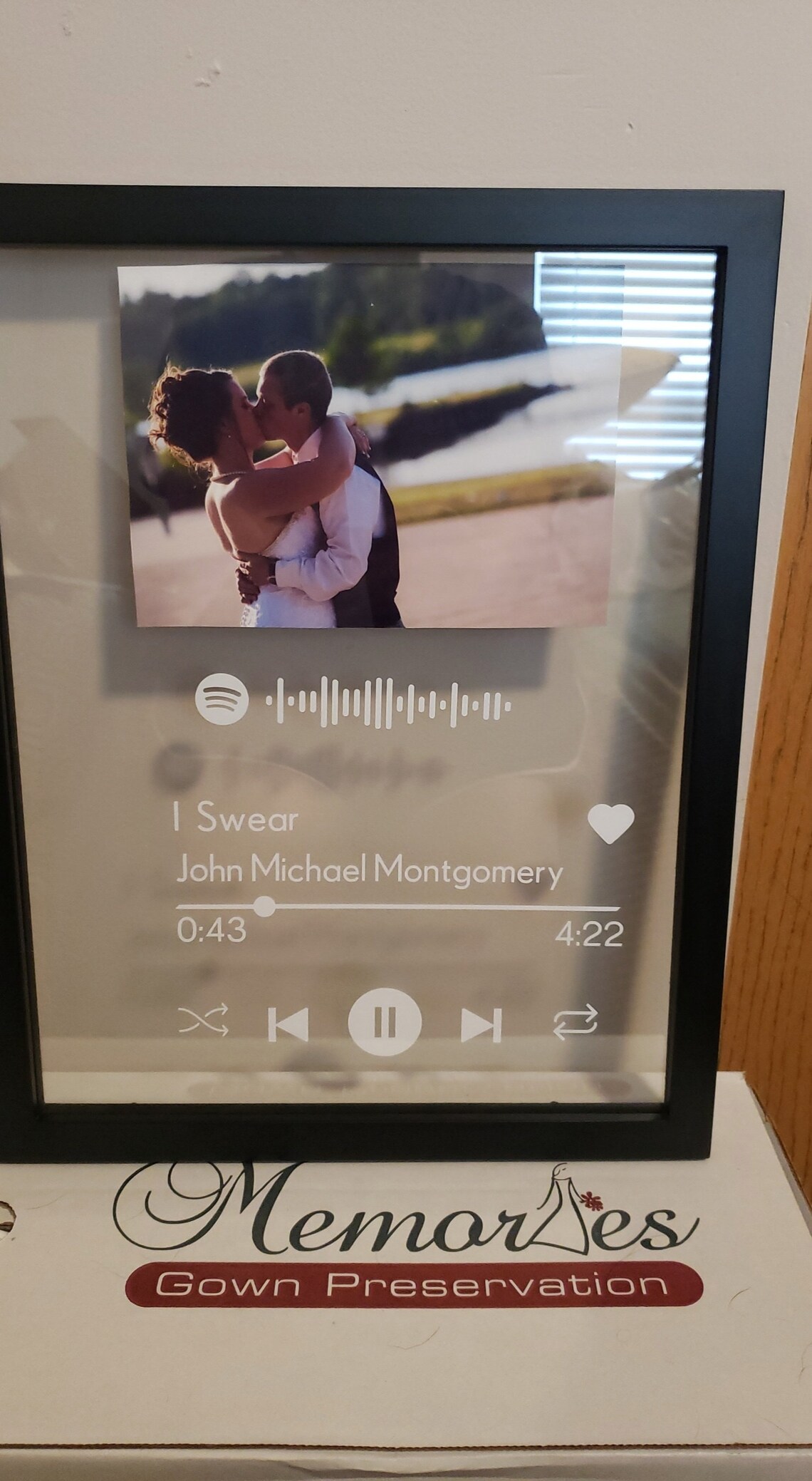 Spotify Glass Photo Frame Etsy