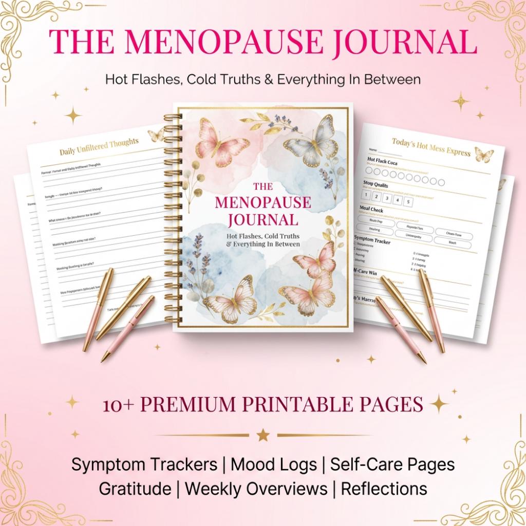 Menopause Journal 10 Page Digital Download