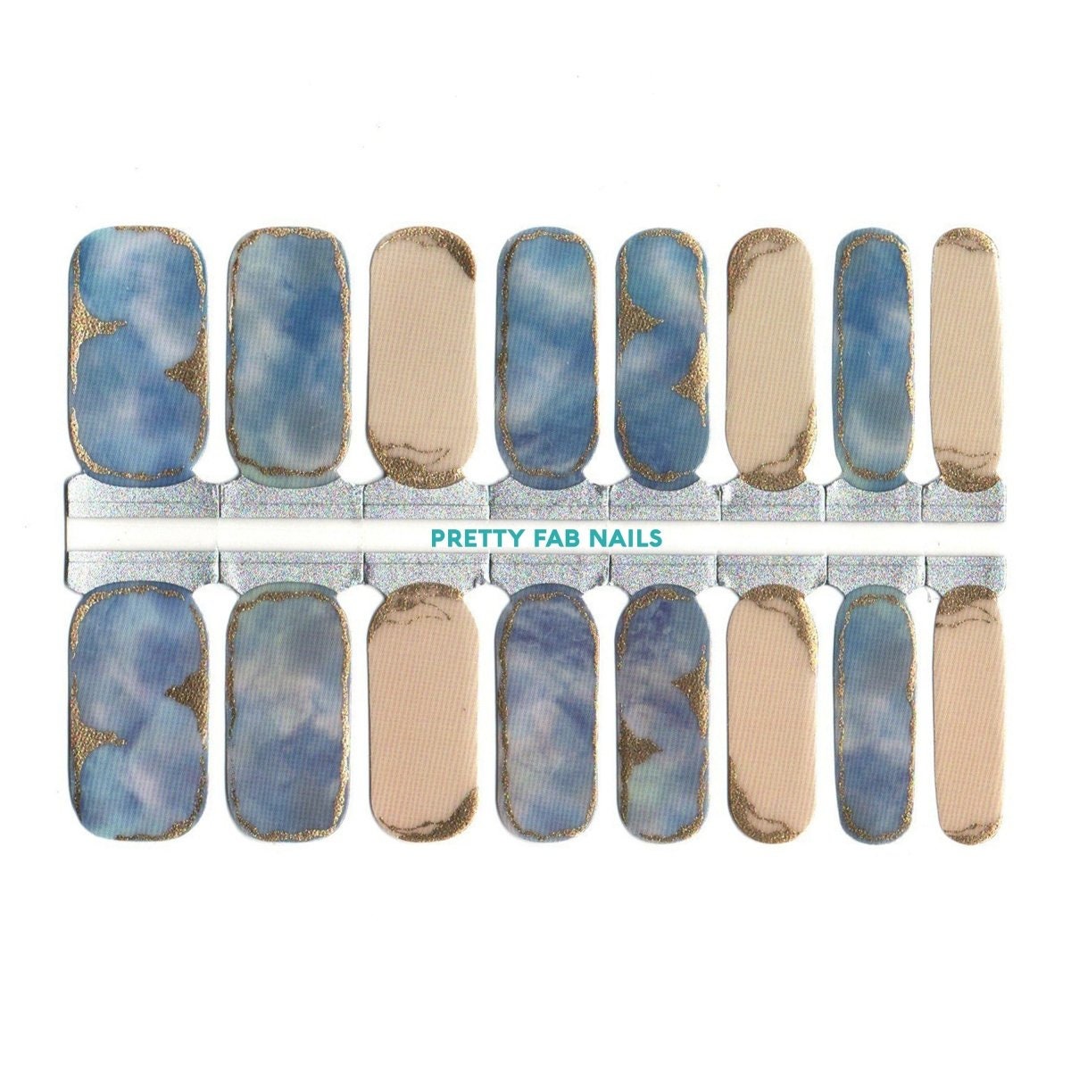 SHEER Lilac Blue Beige Marble Nail Wraps Sheer Nail Wraps - Etsy
