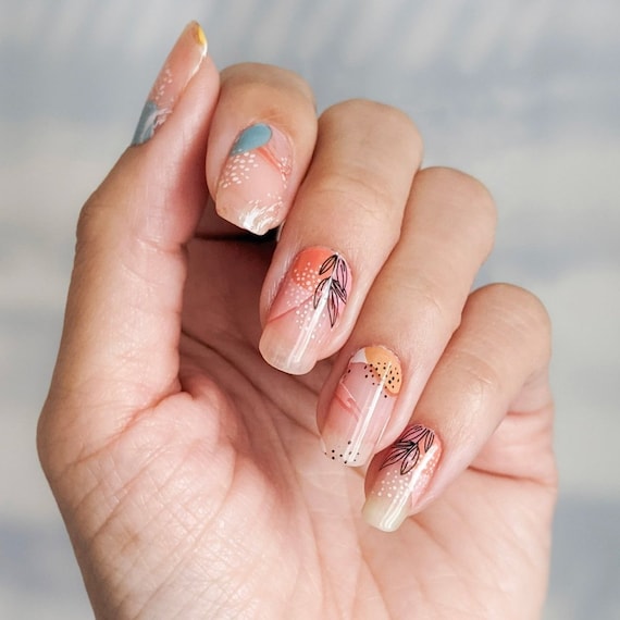 spring floral nail designs