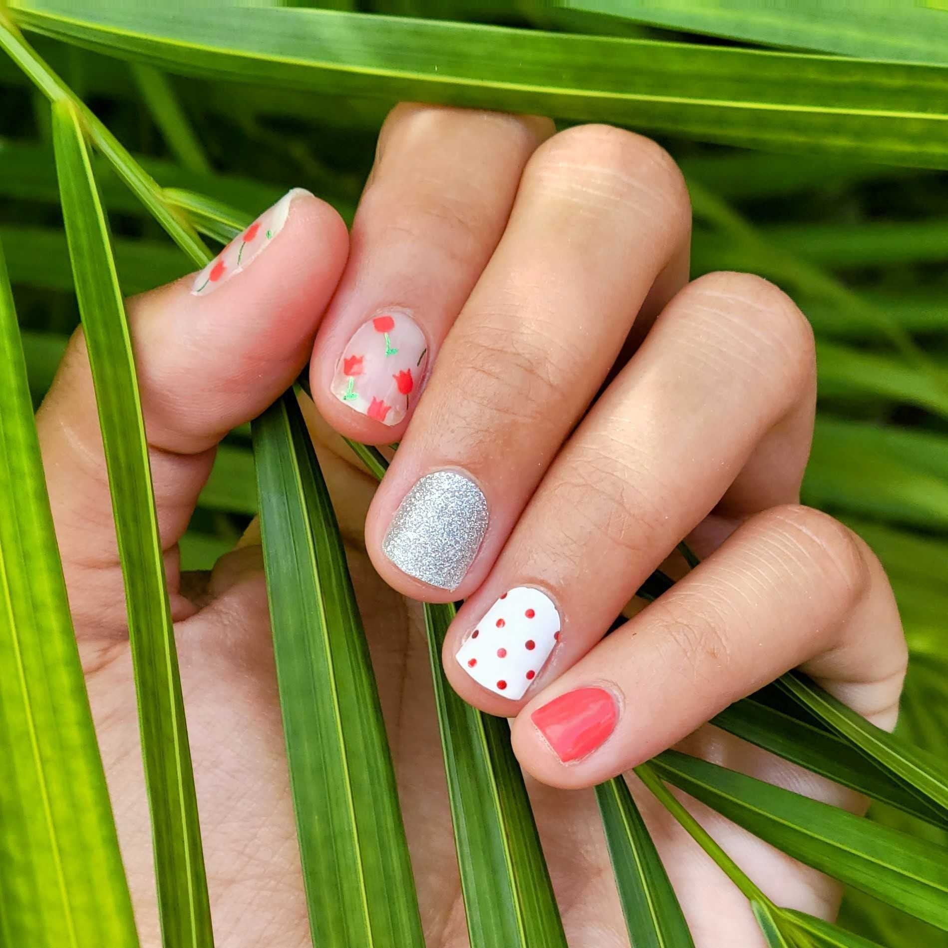 Sally Hansen: I Heart My Nail Art Polka Dot Tutorial - Katie Did What