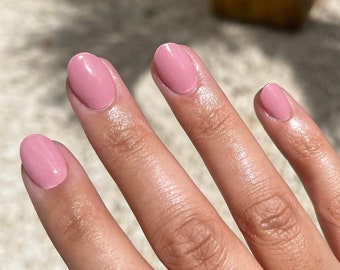 Dusty Rose Mauve Gel nail wraps, UV Gel Nail Strips, Semicured Gel Nails, Gel Nail Strips, Pink Gel Nails, Fall Autumn nail wraps