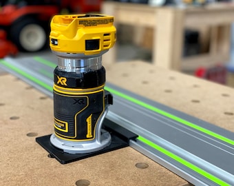 Dewalt Router Adapter for Festool Track Saw Guide Rails - DCW600B 20v & DWP611