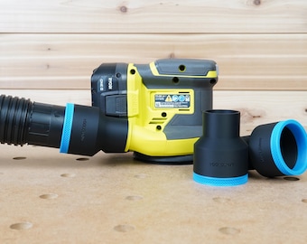 2 1/2" stofzuigerslangadapter naar Ryobi 18V-schuurmachine