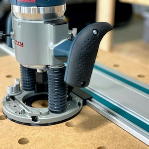 Bosch 1617 EVS Plunge Base Fräser Adapter für Makita Führungsschienen 2.25 PS