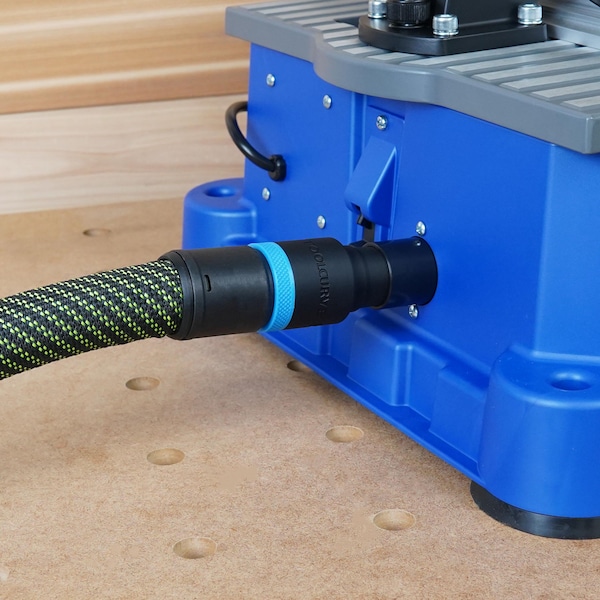 Adaptador de manguera de 27 mm para máquina perforadora de bolsillo Kreg Foreman, compatible con manguera Festool de 27 mm