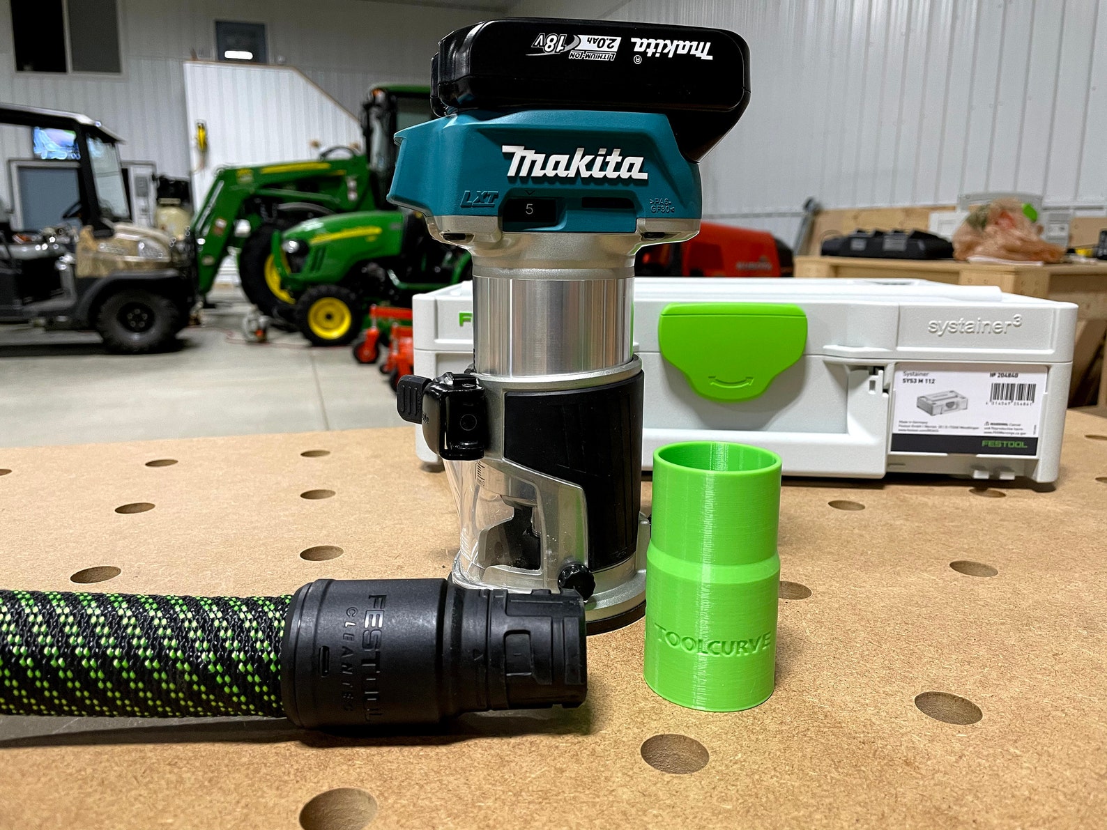 Festool Cleantec 27mm Locking Dust Adapter for Makita Router Etsy UK