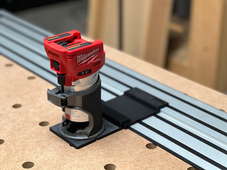 Milwaukee Router Adapter for Dewalt Track Saw Guide Rail M18 Etsy