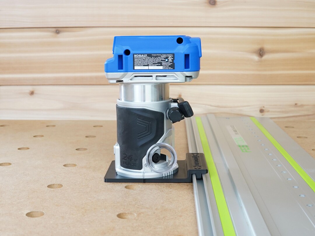 Track Saw Guide Rail Adapter for Kobalt 24V Router - Etsy