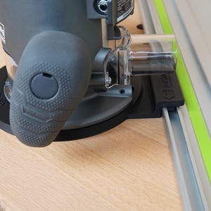 Guide Rail Adapter for Ridgid 2 HP Fixed Base Router image 2