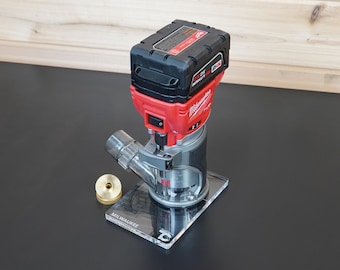 6″ x 4″ Extended Router Base Plate for Milwaukee Trim Router