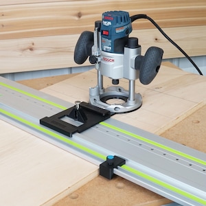 LR 32 Hole Drilling System for Bosch Colt Plunge Base Router, Compatible with Festool LR32 Rail