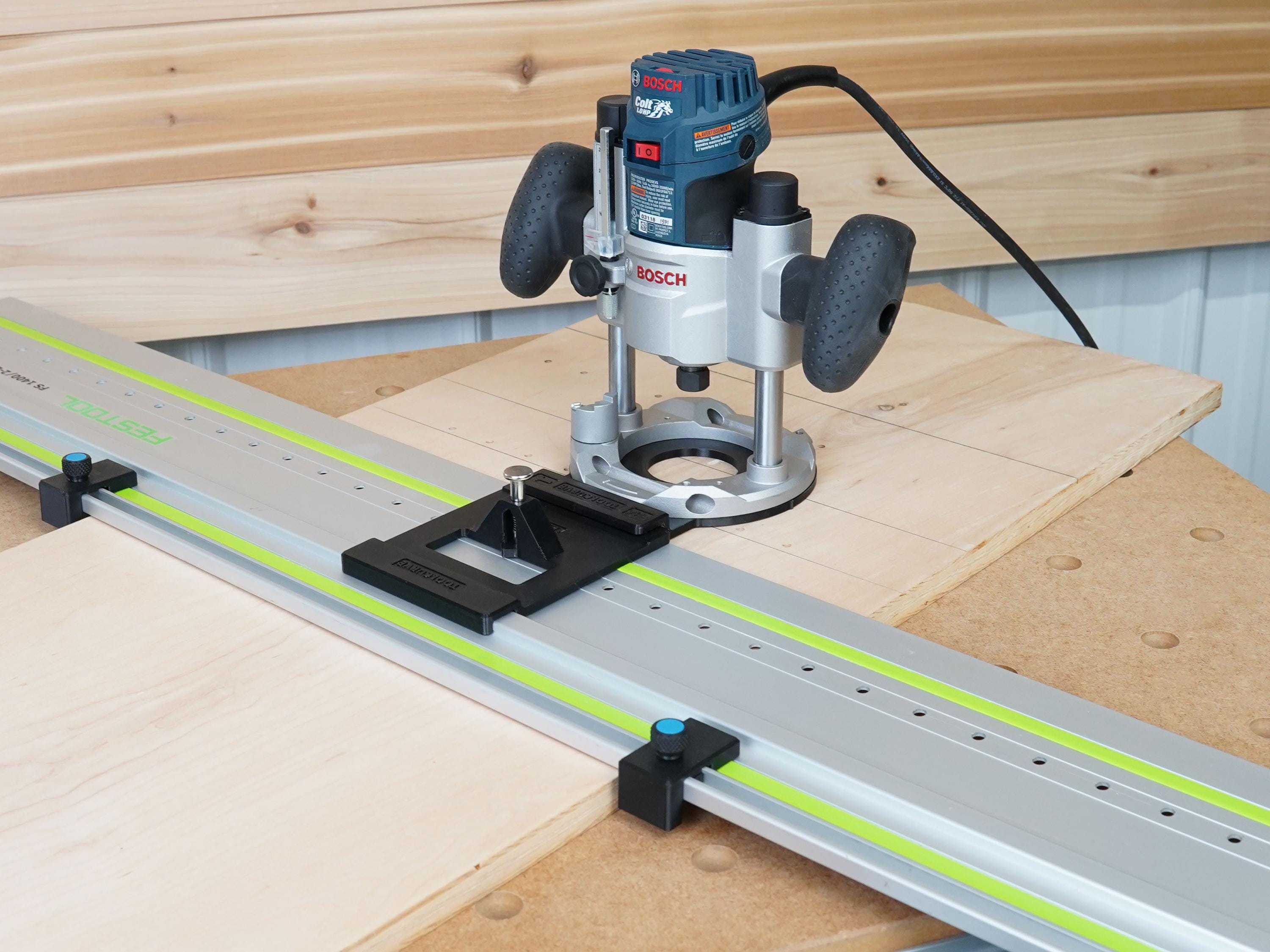 Track Saw Router Adapter ToolCurve Guide Rail Adapter For Bosch Colt ...