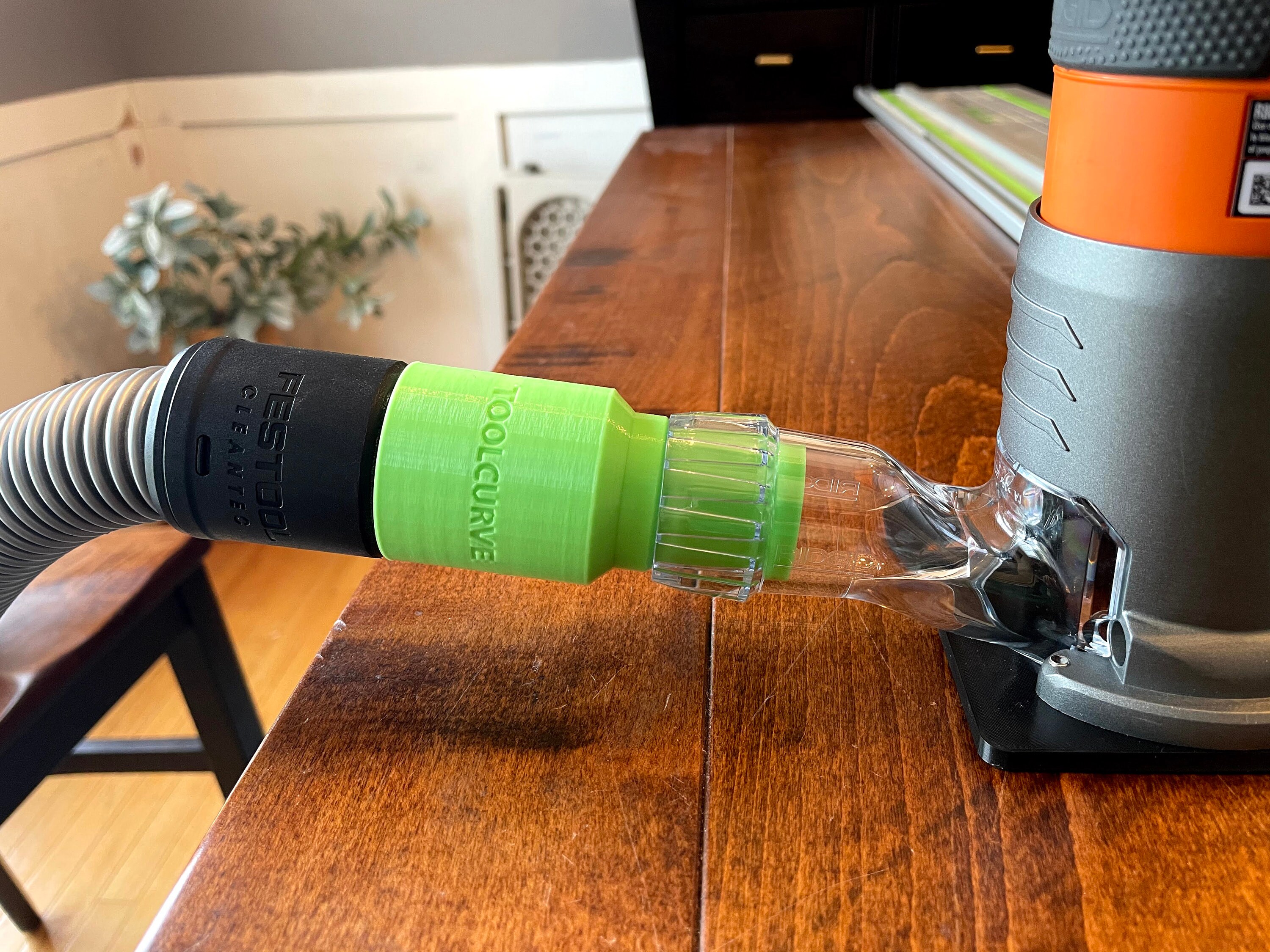 Festool Locking Hose Adapter for Ridgid 18v Router Etsy