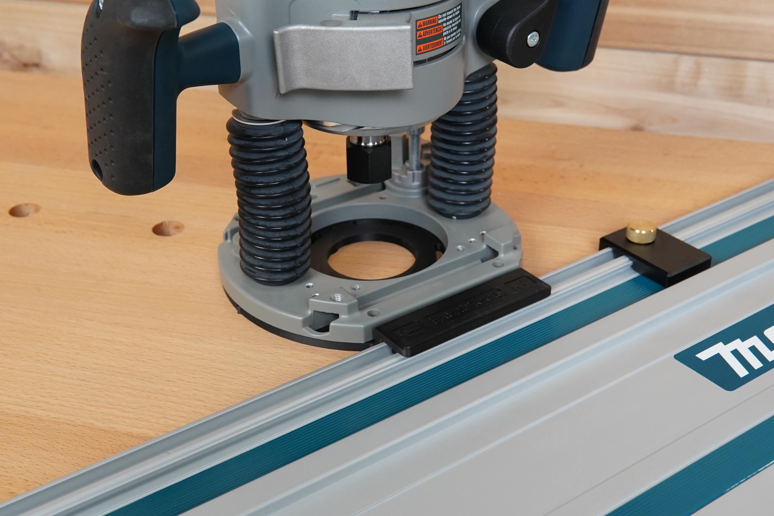 Bosch 1617 EVS Plunge Base Router Adapter for Festool & Makita Track ...