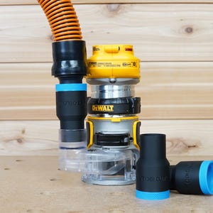 1 1/4&quot;Shop Vac Schlauchadapter für Dewalt Fräse DW611 & DeWalt 20v DW600