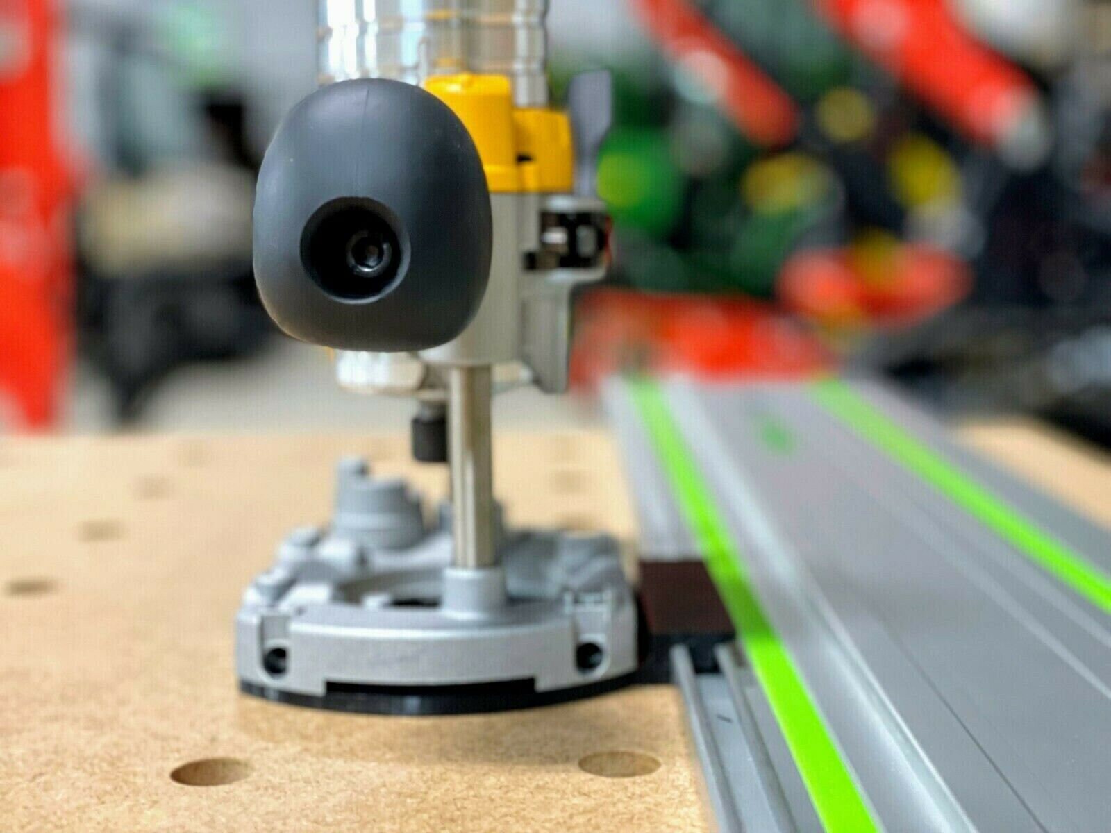 Router-Adapter Für Dewalt 18V/20V Max DCW600B DWP611 DCW604 D26200 Kompatibel Mit Makita/Festool