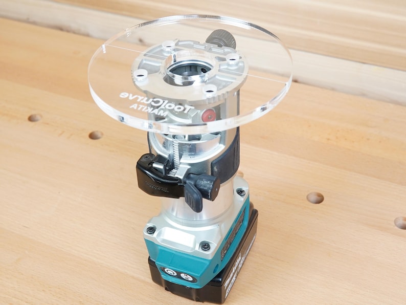 6″ Acrylic Router Base Plate for Makita Trim Router - Etsy