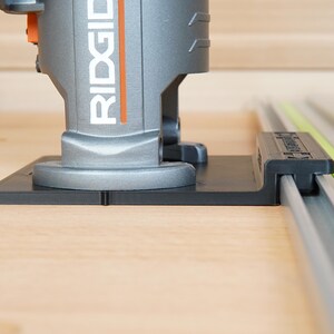 Track Saw Guide Rail Adapter for Ridgid 18v Trim Router image 3