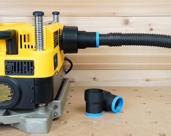 Adaptador de manguera de aspiradora de taller de 1 7/8" para cepilladora Dewalt 735