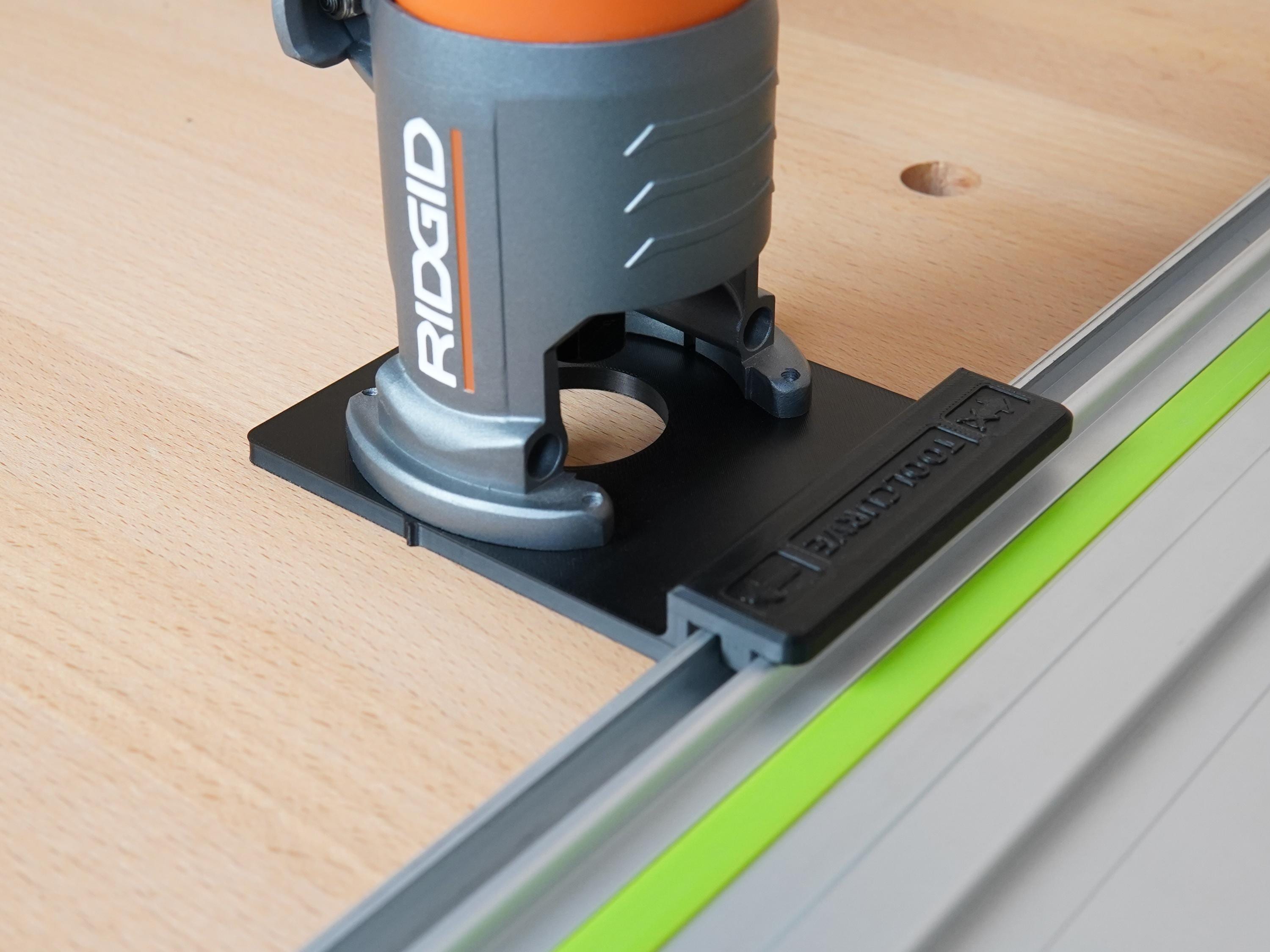 Track Saw Guide Rail Adapter for Ridgid 18v Trim Router - Etsy