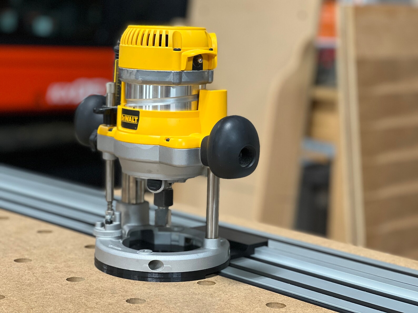 Dewalt Plunge Router DW618 Adapter for Dewalt Track Saw Guide Etsy