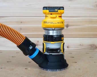 1 1/4 "Shop Vac Schlauchadapter für Dewalt Trim Fräser
