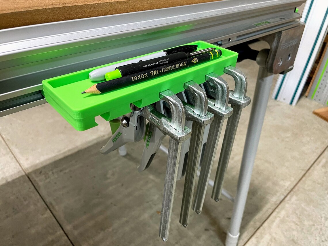 Festool Quick Clamp Rack x6 & Pencil Storage Tray for Festool Etsy
