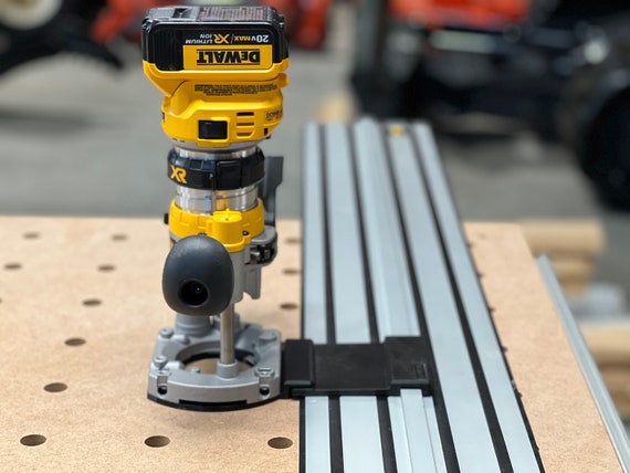 CALM-3D Dewalt DCW600 DCW604 Trim Router Sub Base For Festool Rail - 3D Printed Guide