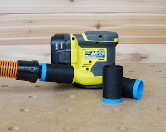 1 1/4" stofzuigerslangadapter naar Ryobi 18V-schuurmachine