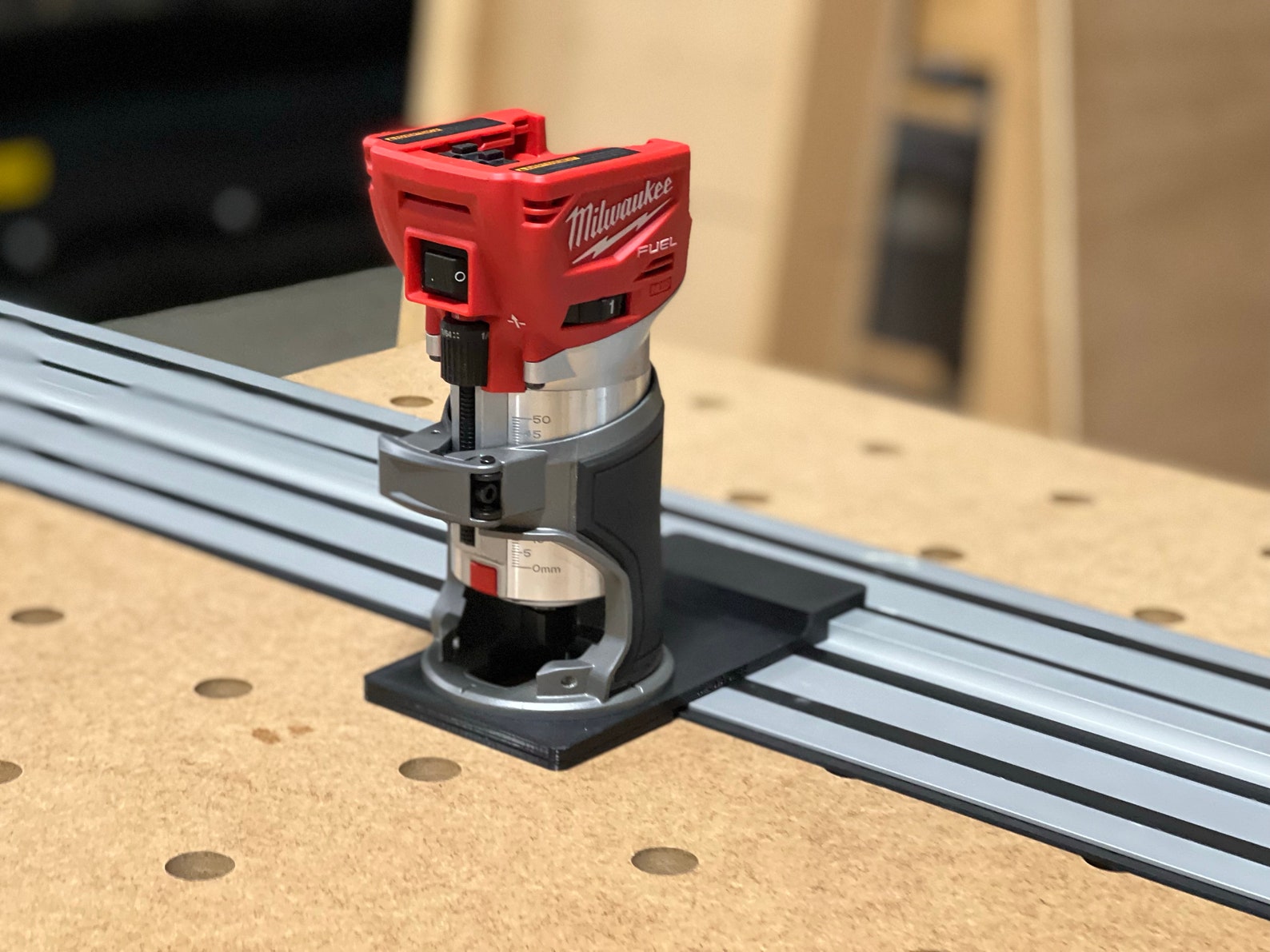 Milwaukee Router Adapter for Dewalt Track Saw Guide Rail M18 Etsy