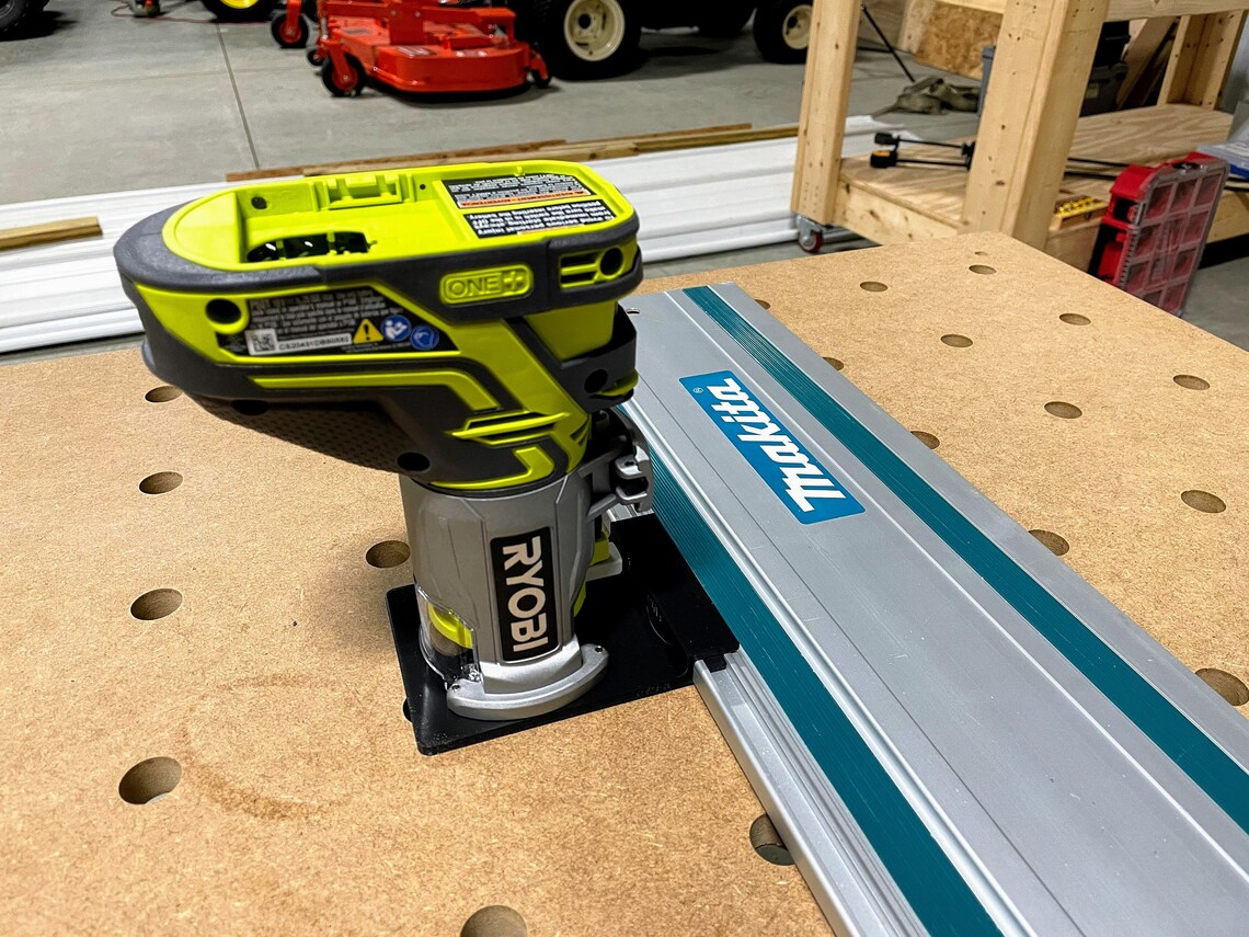 Ryobi Router Adapter to Makita Track Saw Guide Rail Ryobi Etsy Canada