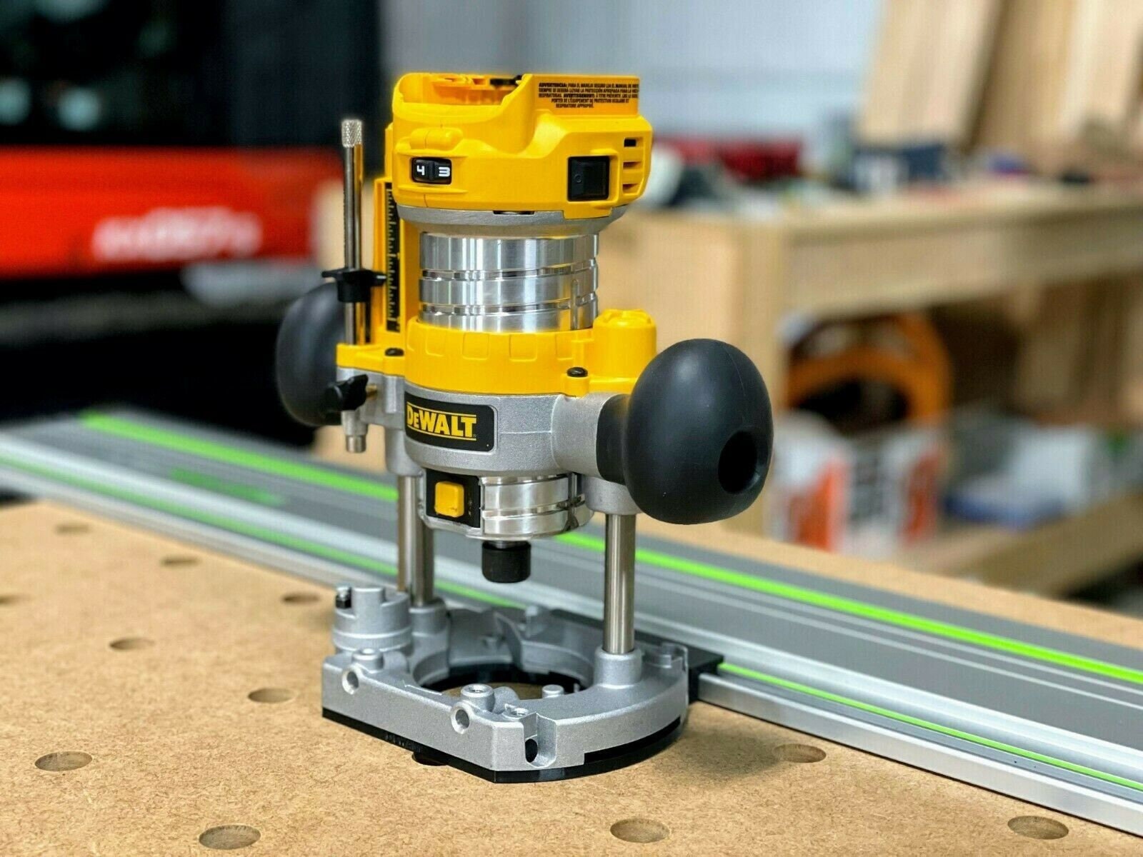 Dewalt Plunge Router Adapter for Dewalt Track Saw Guide Rails Etsy