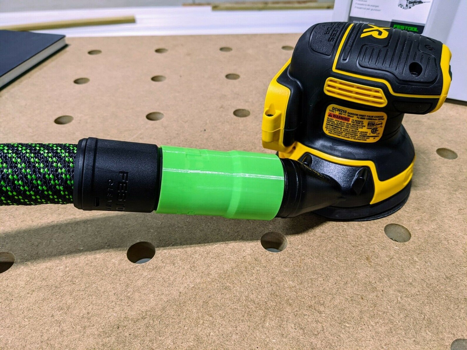 Festool Dust Extractor Vac Adapter for Dewalt Sander DCW200 Etsy