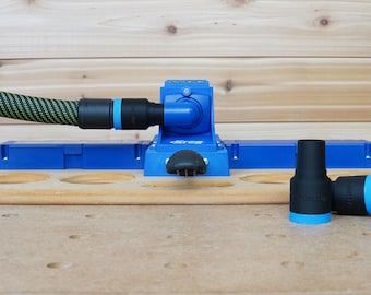 27mm Locking Dust Adapter for Kreg K5 & K4 Pocket Hole Jigs, Compatible with Festool 27mm Hose