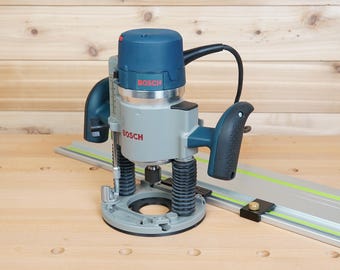 Bosch 1617 EVS Plunge Base Router Adapter for Festool & Makita Track Saws