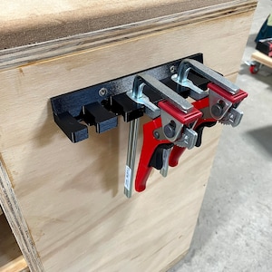 Bessey Quick Clamp Wall Mount x6 for MFT & Rail Hand Clamps GTR16S6H