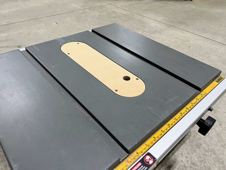 Dewalt Table Saw Dado Zero Clearance Insert DWE7491 Etsy Australia