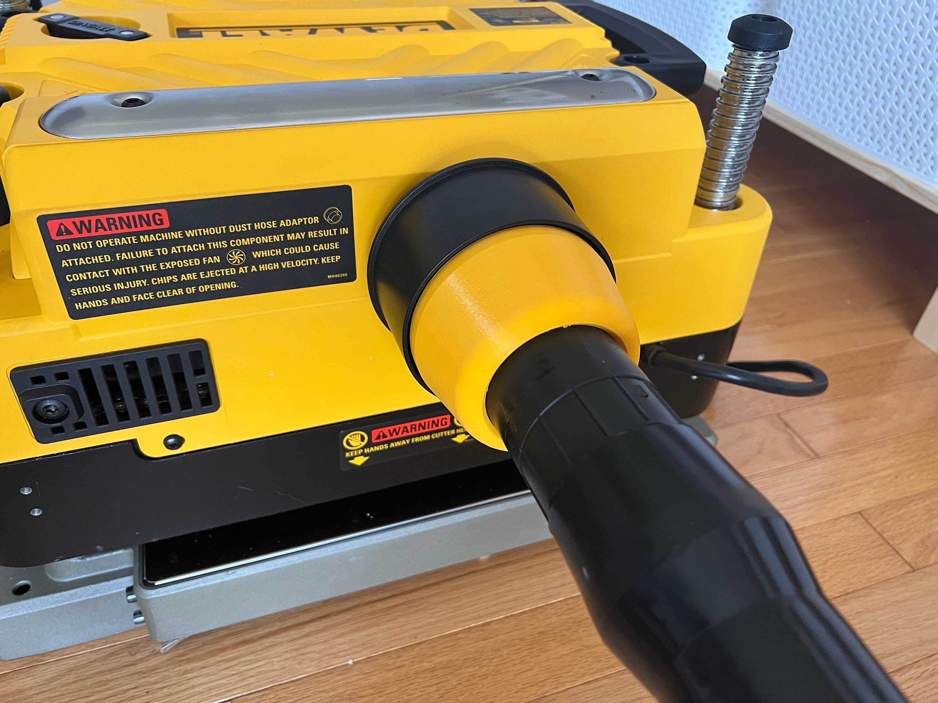 Dewalt hand sale planer dust adapter