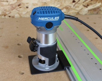 Track Saw Guide Rail Adapter for Harbor Freight 1/4" Hercules Router