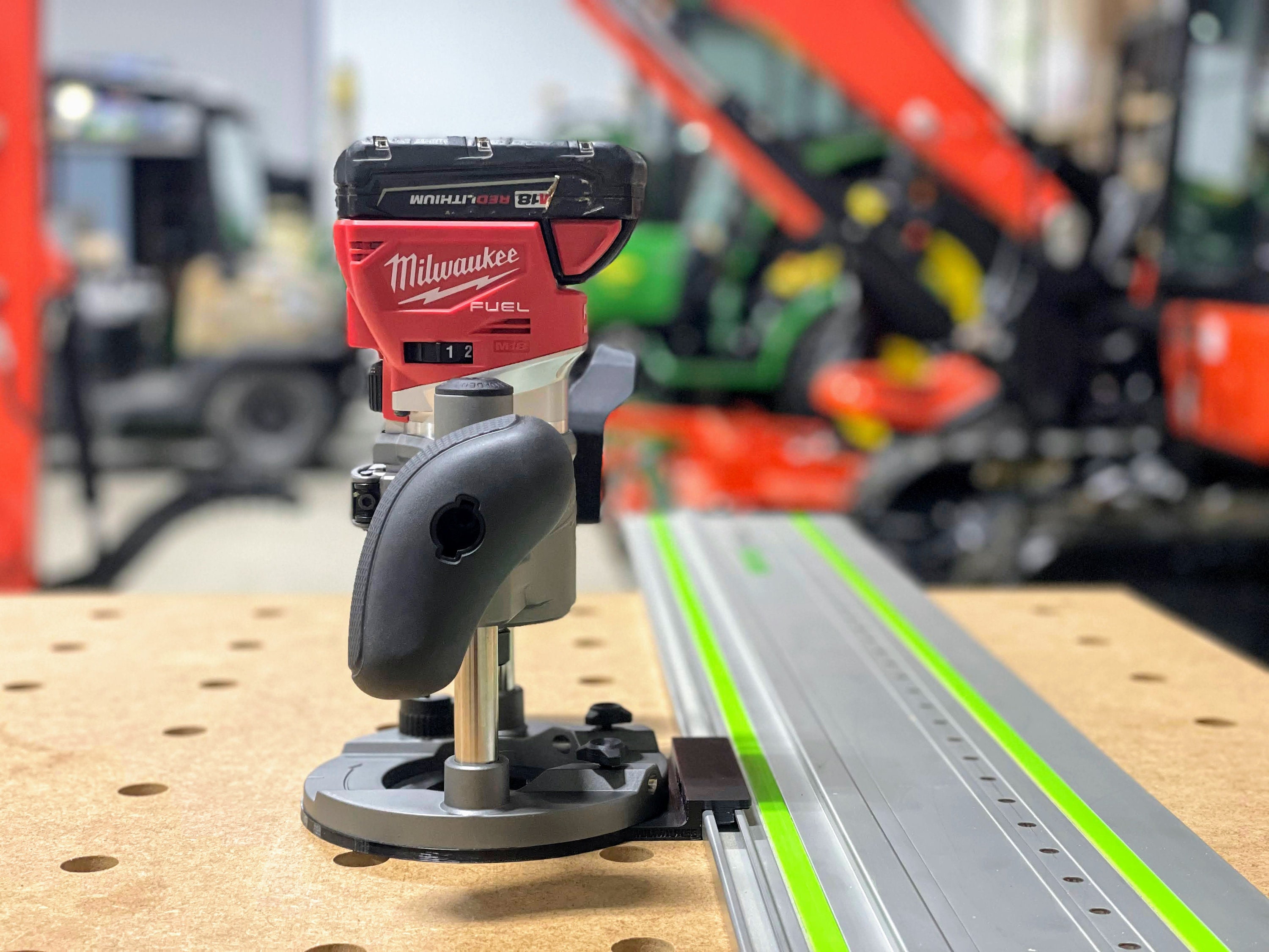 Milwaukee Plunge Router Adapter for Festool Track Saw Guide