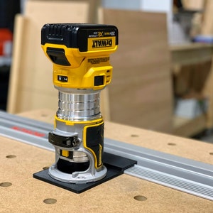 Dewalt Router Adapter for Bosch & Mafell Track Saw Guide Rails DCW600B, DWP611