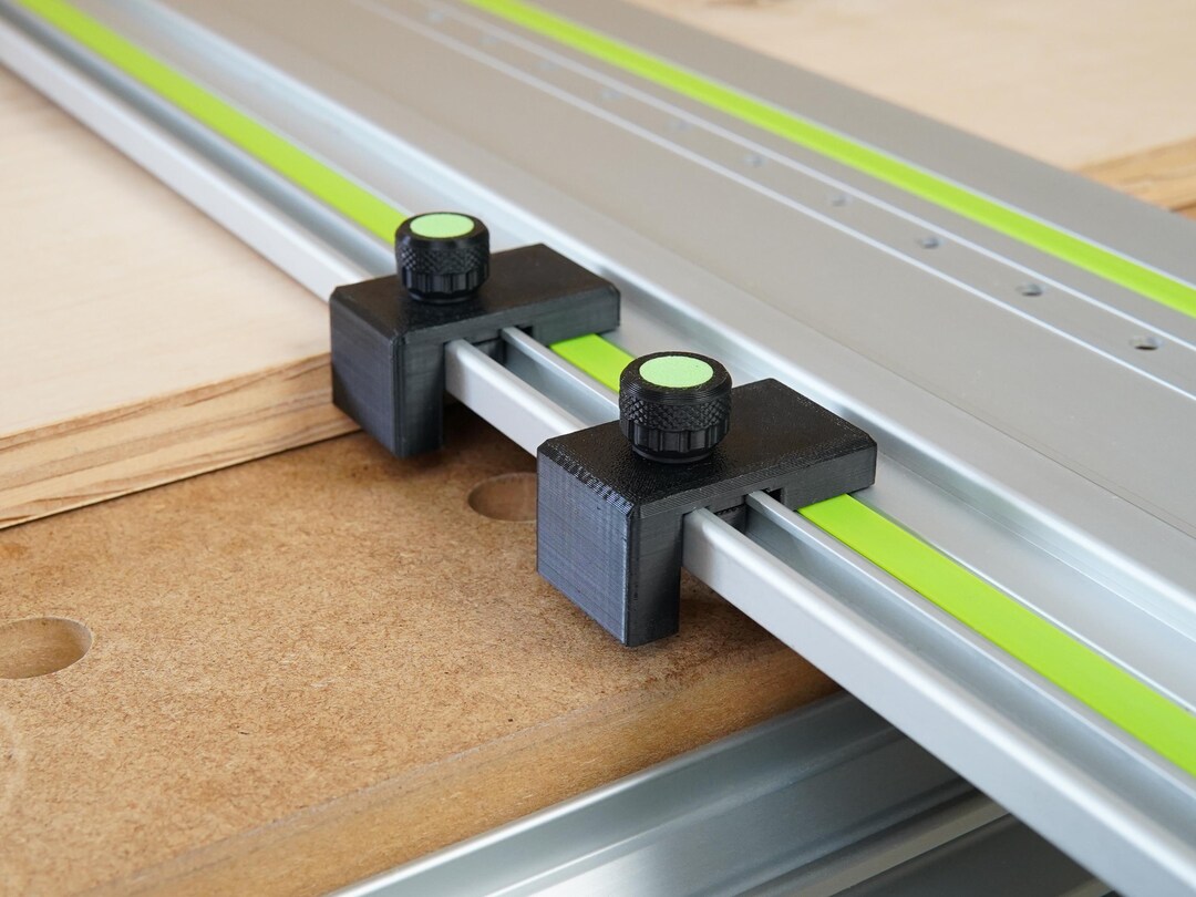 Festool Guide Rail Drop Stops - Pair of 2 for Festool Track Saw Guide ...